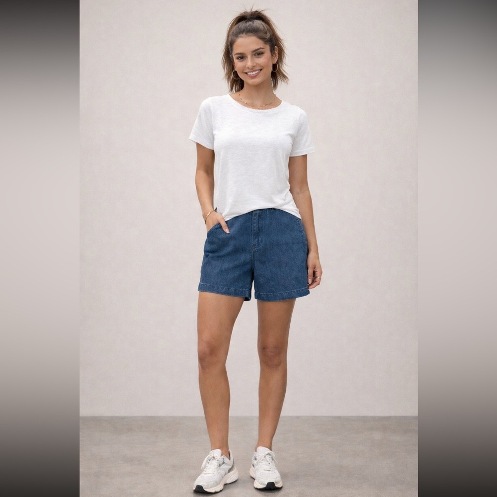 LOFT Outlet Monroe 6” Inseam Jean Shorts 100% Cotton Size 0
